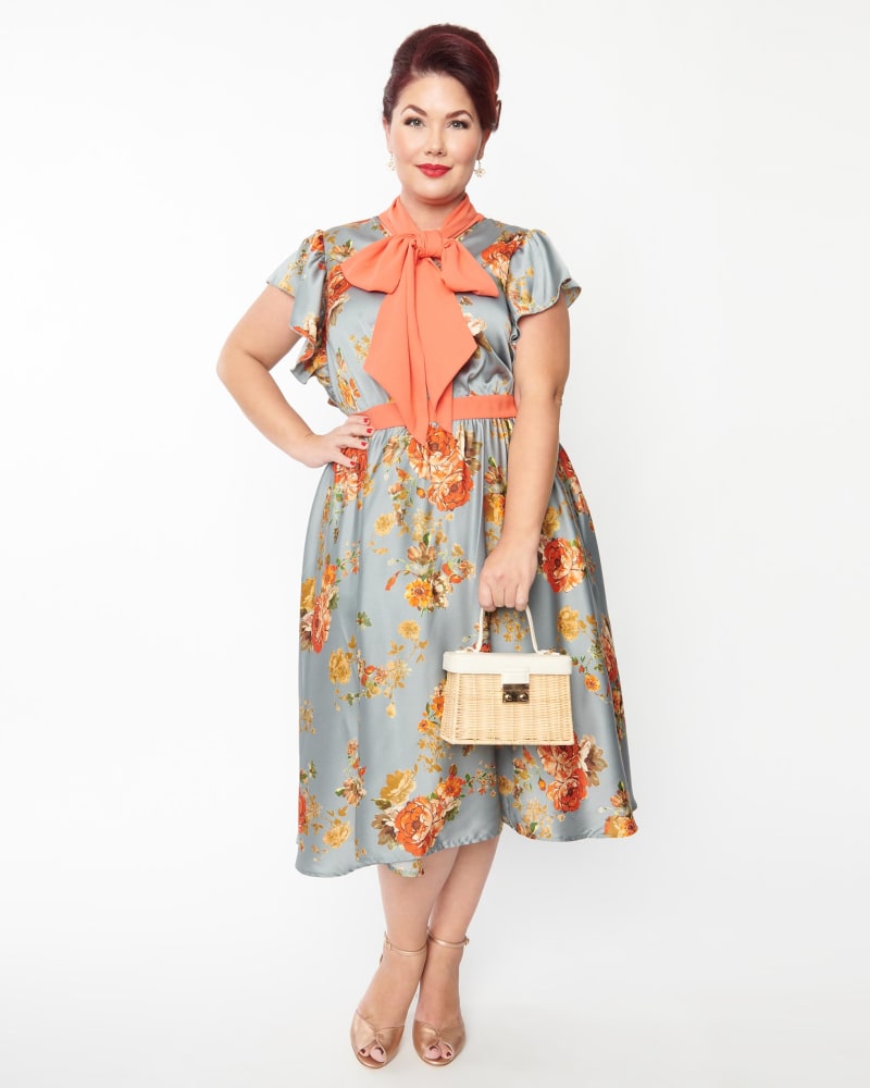 Antique blue dress outlet
